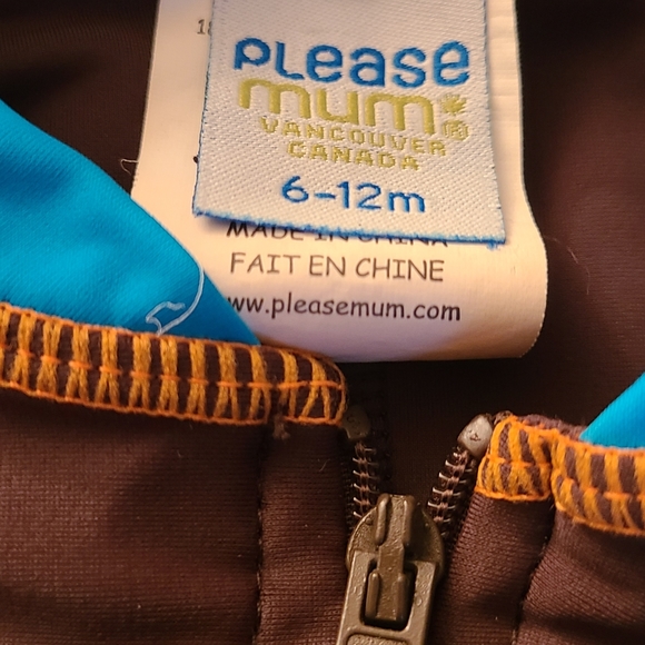 Rashguard one piece zip up swimsuit - Picture 2 of 2